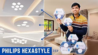 Philips Hexastyle Downlighter | India's 1st Hexagon False Ceiling LED Panel Light Review [NEW]✨