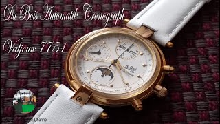 Du Bois Automatic Chronograph Watch Valjoux 7751 Service