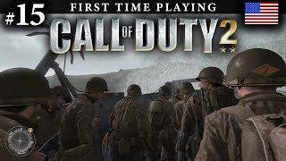 Call of Duty 2 | First time playing #15 | The Battle of Pointe Du Hoc (No commentary playthrough)