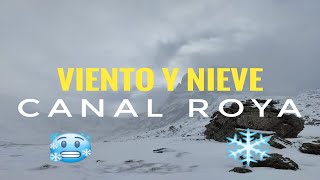 Llega el invierno al valle virgen de  Canal Roya, excursión durante la nevada❄.