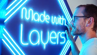 Making a (fake) Neon Sign for my (very real) YouTube Channel Name Change!