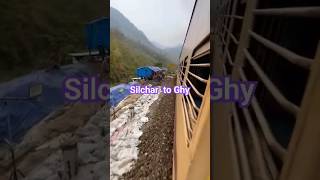 Silchar to guwahati train #indianrailways #viralvideo #assam #haflong #tourism