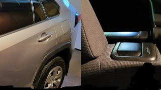 How to put Rear Seat Down on a 2019 Toyota RAV4