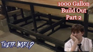 HUGE Aquarium/Tank 1000 Gallon Aquarium Build Out Part 2