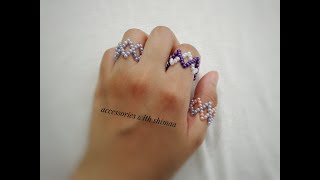 اكسسوارات خواتم بالخرز لبداية مشروع صغير| beads rings