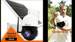 Kamera z Panelem solarnym 🌞ORLLO Z18 SIM ✔18xZOOM✔Autotracking✔LED✔ Super IR do 60m✔2.7K✔AI✔PATROL