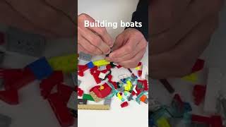 Building up boats #lego #toys #legocity #buildinglegos #afol #legos #boat #legoafol #legocity