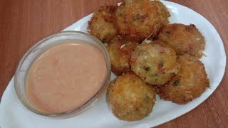 Chicken & cheese croquettes (Quick & delicious snack for evening)