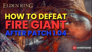 DO NOT CHEESE FIRE GIANT HERE IS HOW YOU CAN EASILY BEAT HIM - Elden Ring