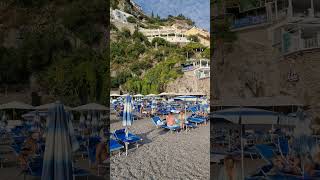 Positano, beautiful beach & dolce vita #italy #travel #4k #positano