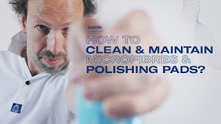 ¿Cómo limpiar y mantener los pad de pulido y las microfibras? - The Detailing Guru