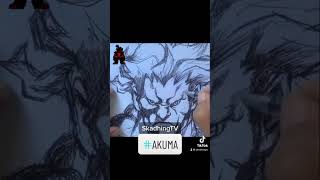 Akuma drawing street fighter villain #akumadrawing