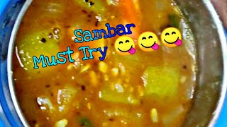 Spicy Sambar / Dal Sambar / South Indian Sambar