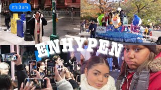 Waking Up At 3AM To Go See ENHYPEN🌟🤭. ( macy's thanksgiving day parade & good morning america)