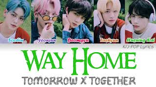 TXT (투모로우바이투게더) - Way Home (하굣길) Colour Coded Lyrics (Han/Rom/Eng)