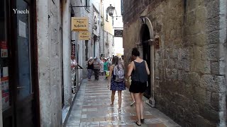 Montenegro, the streets of Kotor.