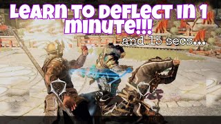 How to Deflect in For honor explained in nearly 1 minute