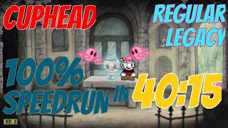 [Former World Record] Full Clear - 40:15 - Legacy, Regular, Solo - Cuphead