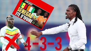 🔴 Urgent la liste des 11 départ de aliou cissé face à la côte divoire ...4-3-3 , PAPE GUEYE ..