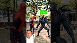 Venom vs spiderman lovely fight#spiderman#gta #shorts