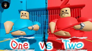 1 vs 2 Barry’s Prison Run | Roblox Obby | Mobilegameplay Walkthrough 2024