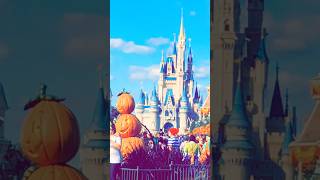 The Old Castle Colours at Halloween 🎃 #disneyshorts #disneycastle #mnsshp