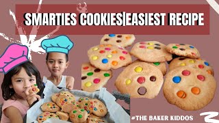 SMARTIES COOKIES|EASIEST RECIPE|BAKER KIDDOS