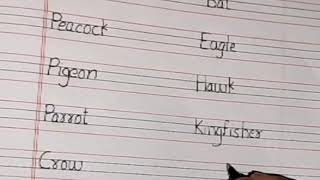 birds name, in English birds name, learning skills #videos