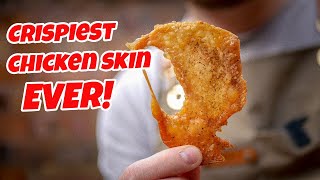 How to make chicken skin BACON! #shorts