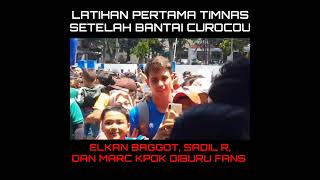 Latihan Pemulihan Tim Nasional Indonesia Setelah Lawan Tim Nasional Curacao Diburu Fans