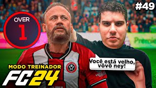 Perdi a PACIÊNCIA com NEYMAR! MODO CARREIRA TREINADOR EA FC 24