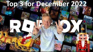 Top 3 Roblox Games of December 2022 - Christmas Edition