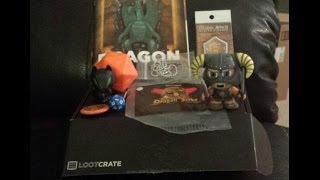 April 2014 Lootcrate Unboxing, Dragon theme!