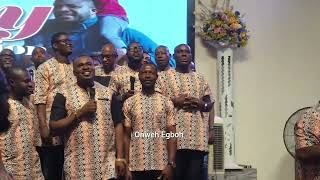 Excellent Men singing on  Father's day celebration Service. #fatherday #gospel #borntowin #sinach