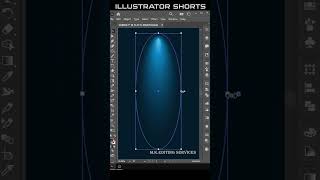 How to Make Vector Spotlight Effects Adobe Illustrator#shorts #trending