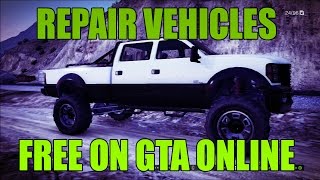 Repair Any Vehicle Free On GTA 5 Online After Patch 1.20 / 1.22