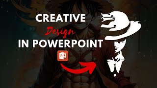 Monkey D Luffy Design in PowerPoint #design #creative #art #tutorials #trending #onepiece #anime