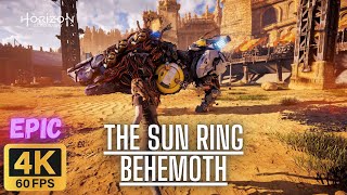 Epic The Sun Ring Fight - Horizon Zero Dawn (4K60FPS No Commentary)