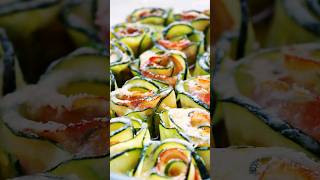 Красивые и вкусные розочки из кабачков 🥰 Таааак вкусно! #рецепты #вкусно #кабачкирецепты #пп