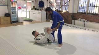 Straight foot lock from De La Riva... One minute technique #6