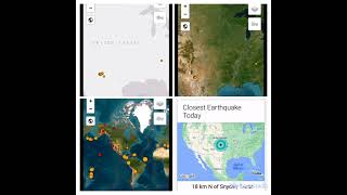 Earthquakes and Solar Flares. The last 24 hrs. The 15th of April 2024.