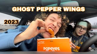 Popeyes GHOST PEPPER WINGS are they worth it? (2023 REVIEW)