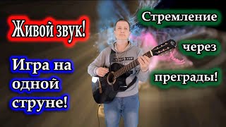 Владимир Need Soul Кузьмин - Стремление, через преграды / Живая импровизация на одной струне!