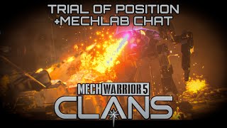 MW5 MechLab Chat, a Trial of Position and a Lore Dump | MechWarrior 5: Clans Expert Difficulty PC