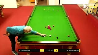 SNOOKER SPORTING PERUGIA - REG. FIBIS UMBRIA CAT. C 2020/21 - L. CICOGNOLA vs P. MONTANELLI