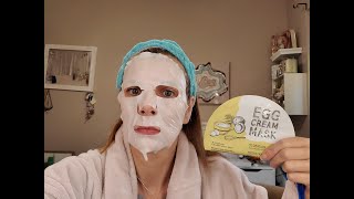 Misty's Mask Monday ft Too Cool for School hydration egg mask