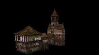 Maya - Watermill model