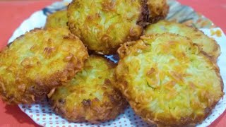 Potato Fritters Recipe l Crispy Potato Snacks Recipe l Potato Fritters