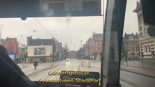 Amsterdam Tram | GVB | Cabine | Tramlijn 5 Jordaan - Amstelveen Stadshart | Als Combino 2201 | 2021