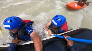 Rafting Rishikesh | Golf Course Rapid | Flip and Rescue | Team WWE